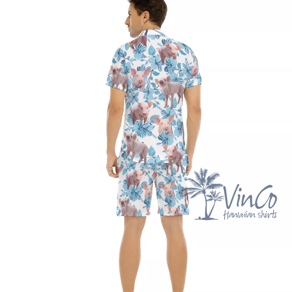 Funny Pig Hawaiian Shirt For Men