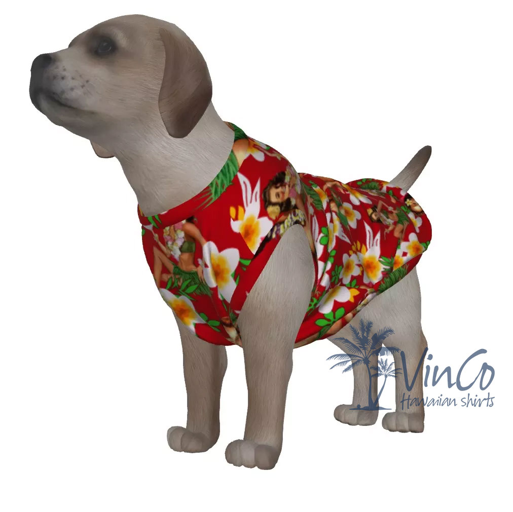 Unique Sexy Girl Hawaiian Shirt For Dog