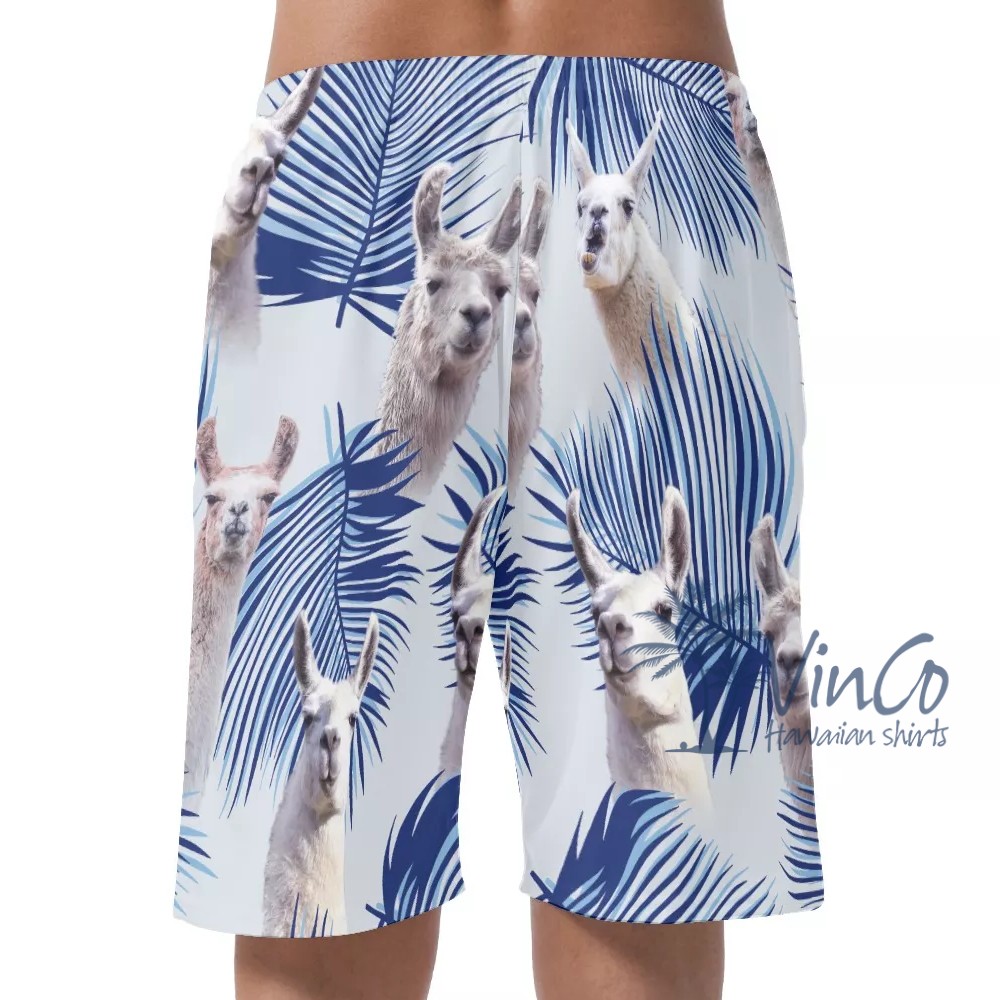 Llama Hawaiian Shirt For Men