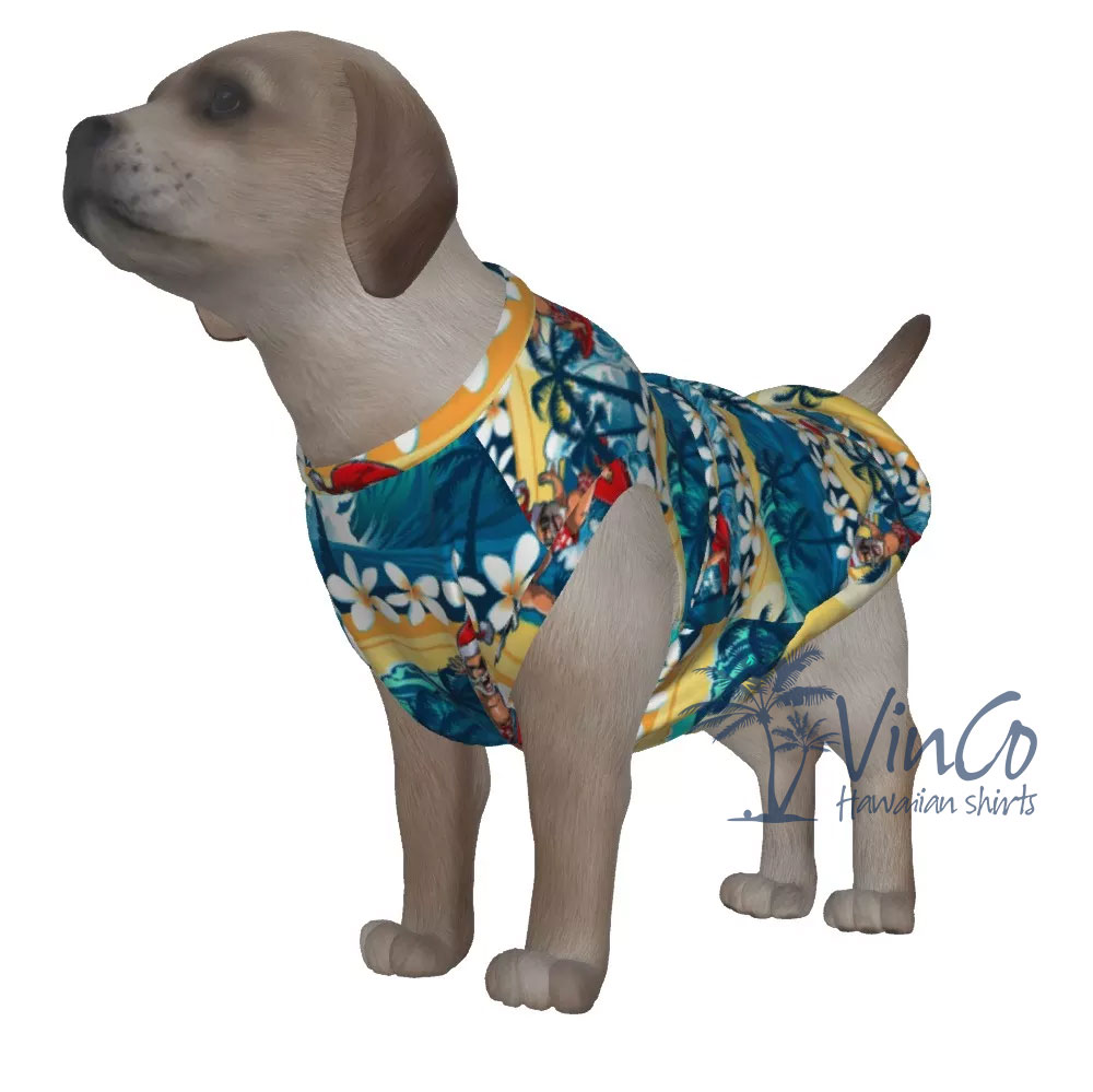Summer Christmas Santa Dog's Shirt