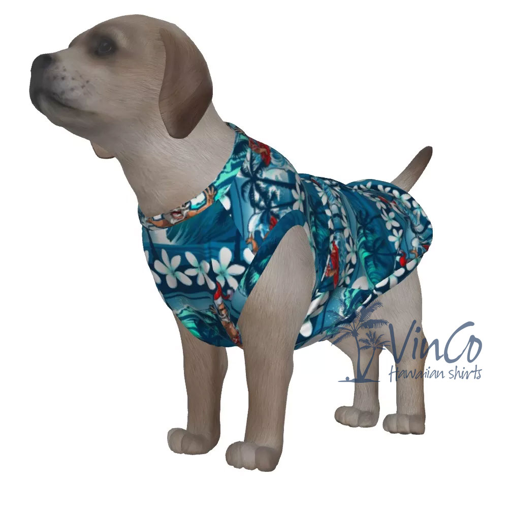 Christmas Santa Hawaiian Shirt For Dog