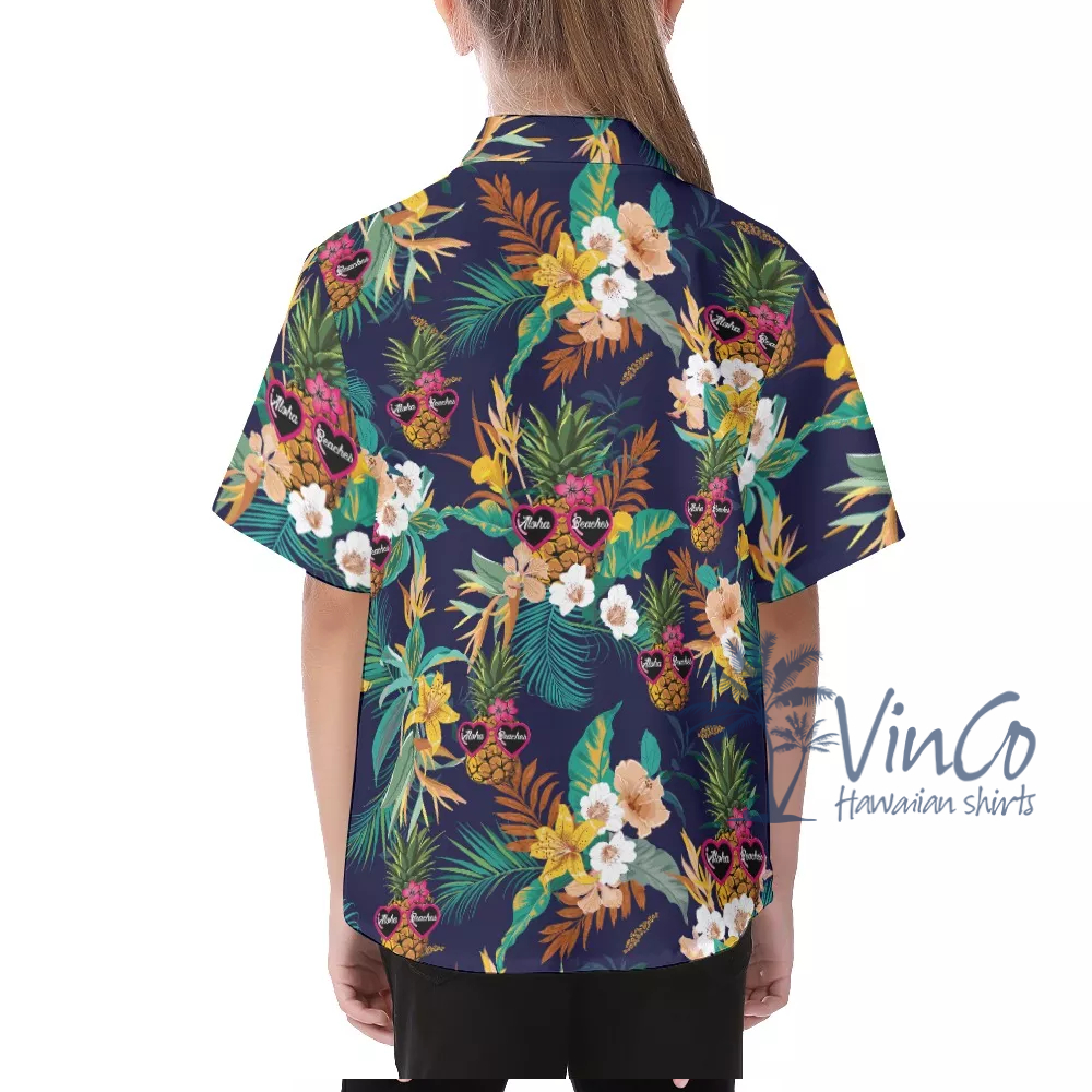 Aloha Beaches Shirt For Kids | Summer Dress For Kids