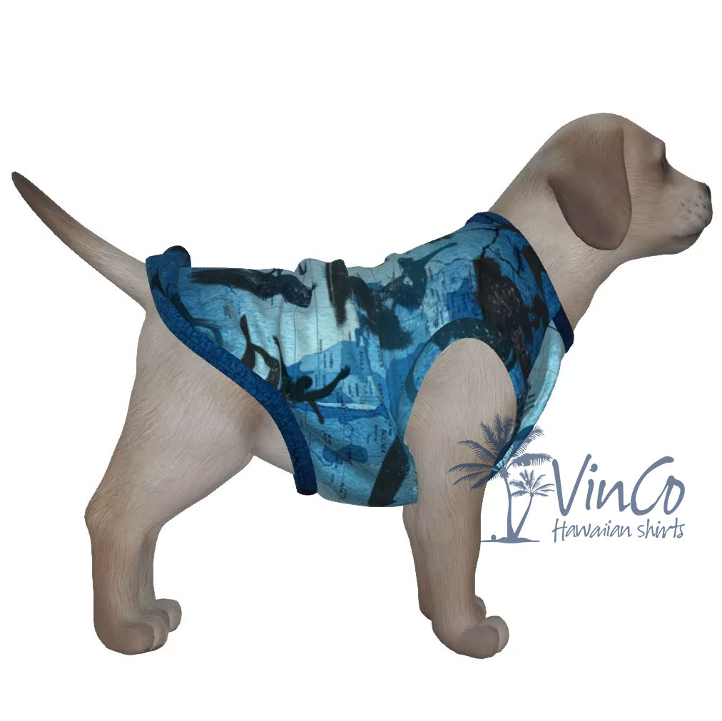 Mix And Matching Surfing Dog Hawaiian Shirt