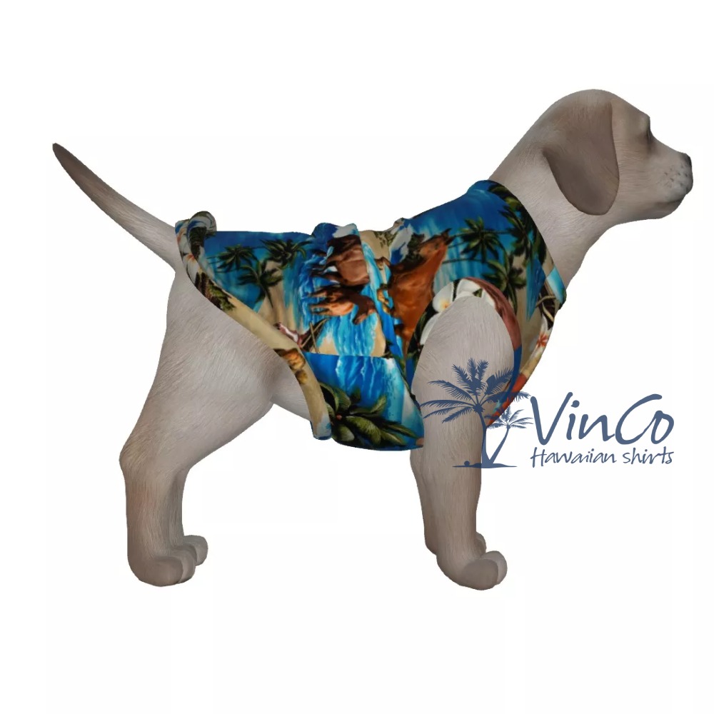 Horse Pattern Beach Tank Top For Dogs