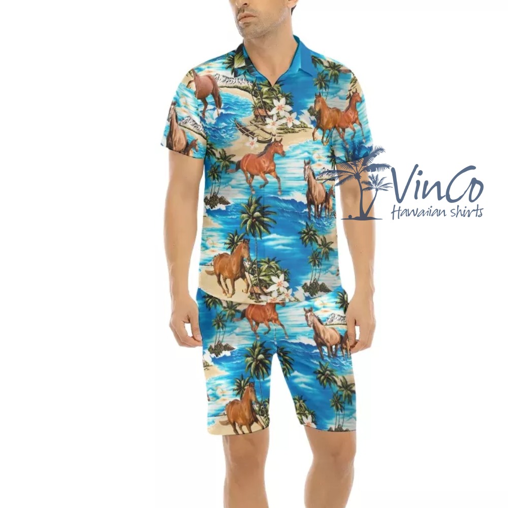 Horse Hawaiian Shirt For Men