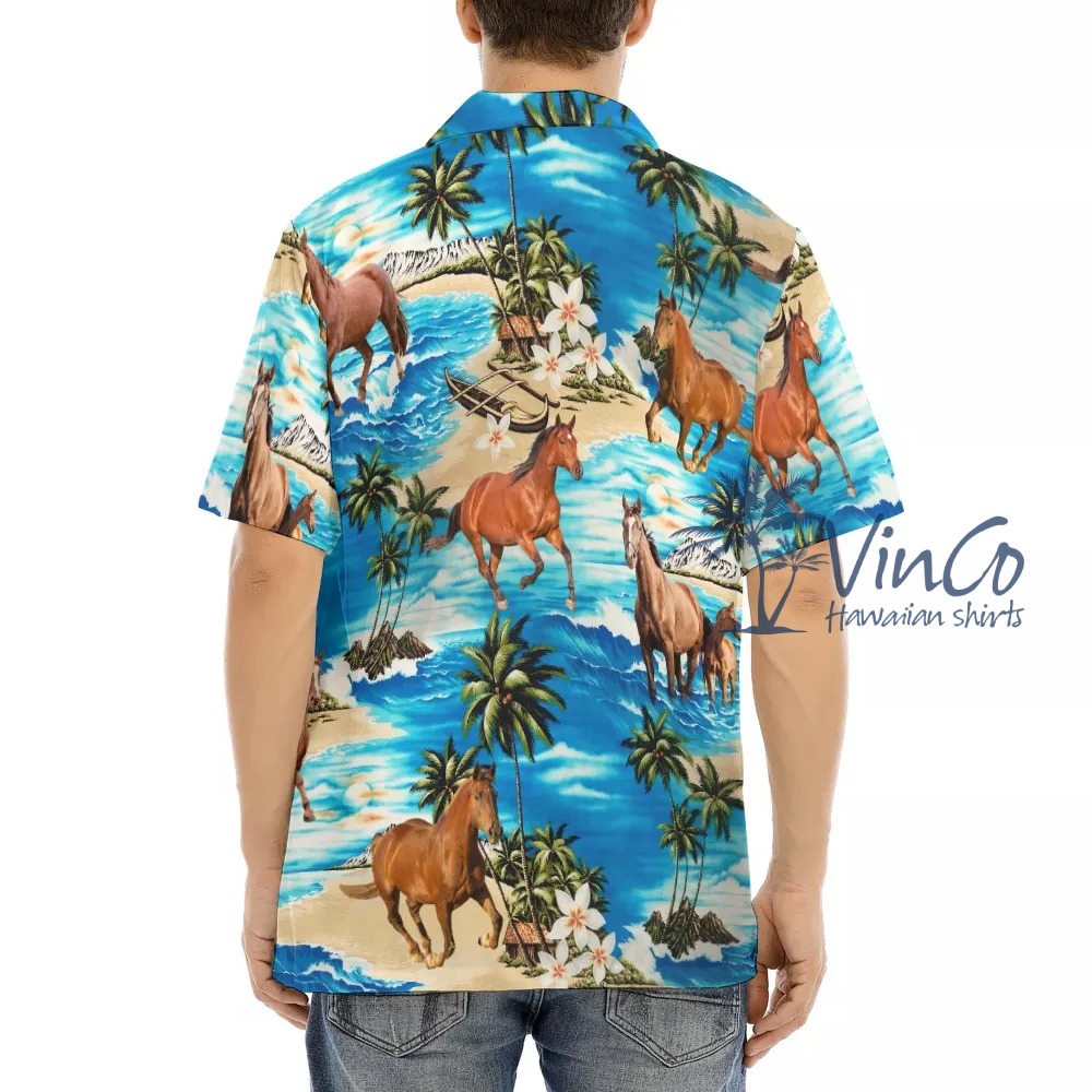 Horse Hawaiian Shirt For Men