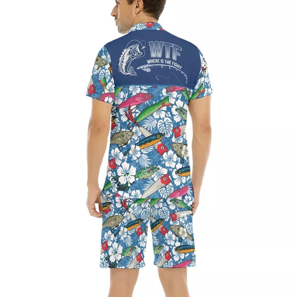 Funny Where Is The Fish Hawaiian Shirt For Men
