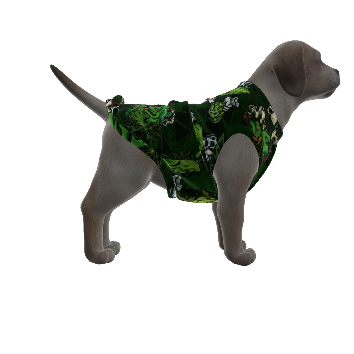 Weed Hawaiian Tank Top For Pets