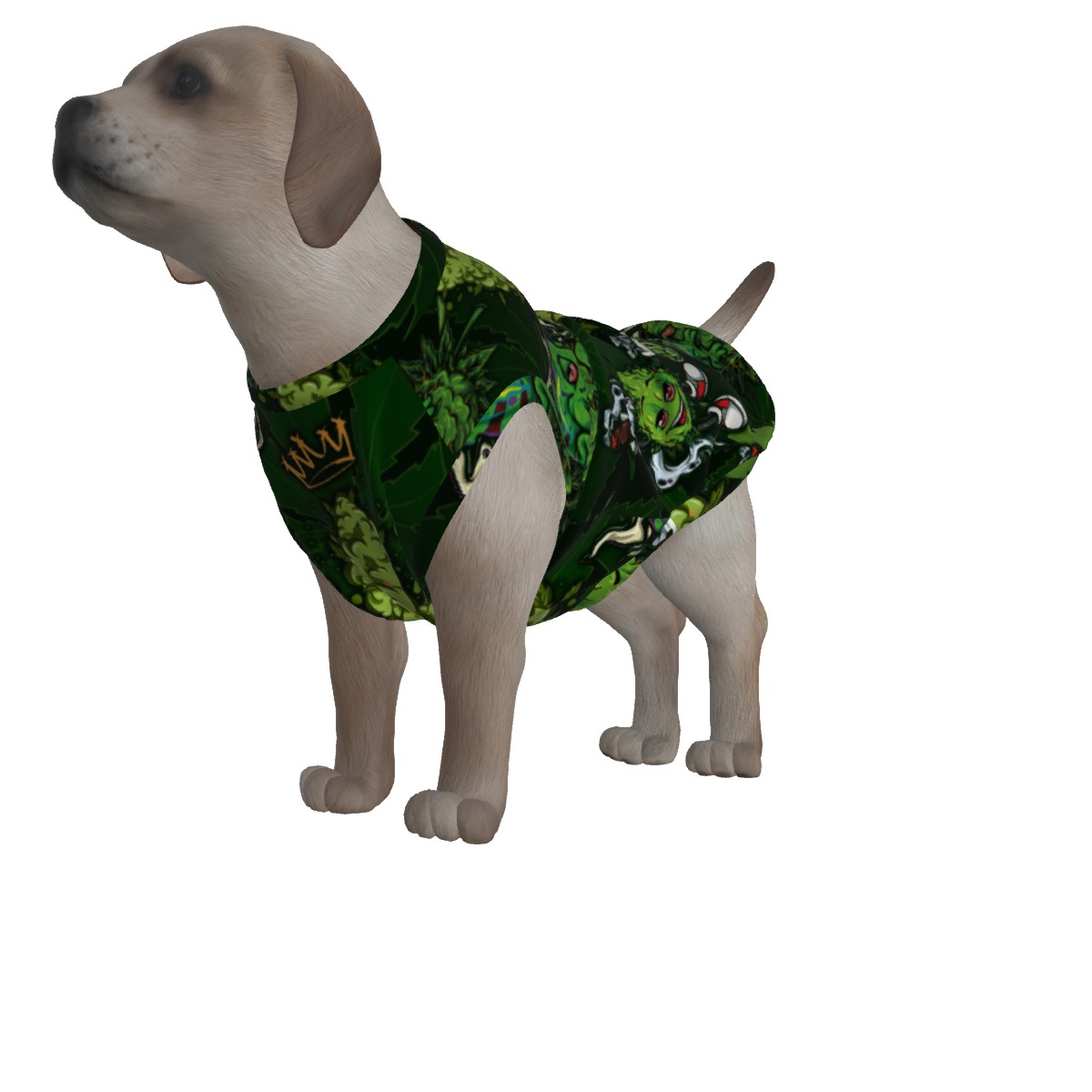 Weed Hawaiian Tank Top For Pets