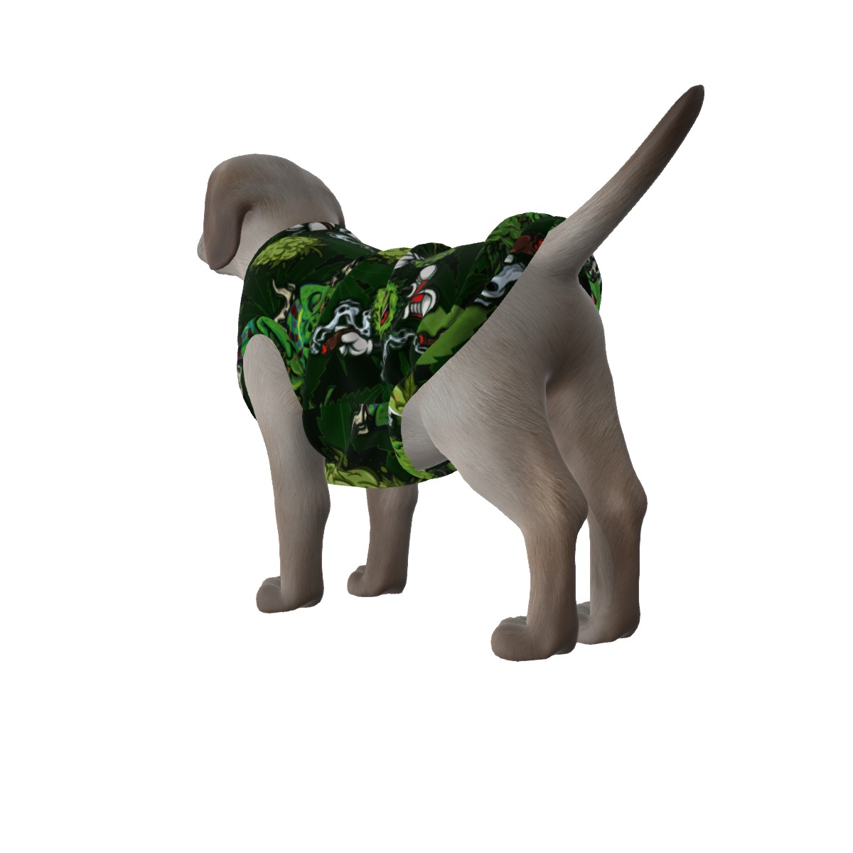 Weed Hawaiian Tank Top For Pets