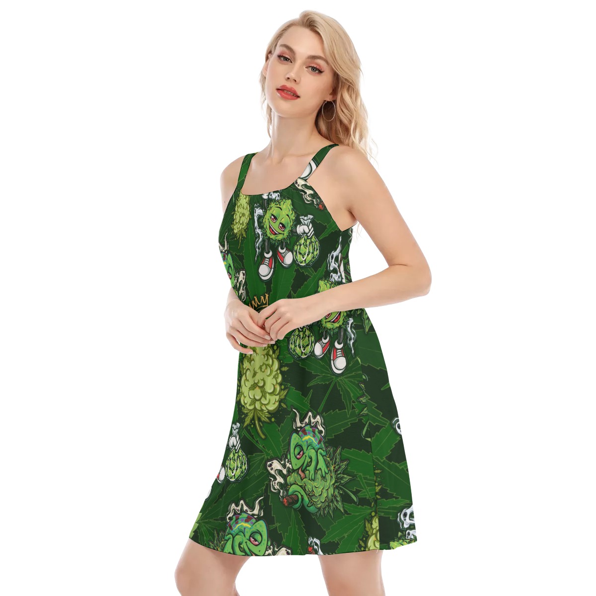 Weed Aloha Dress For Women