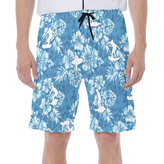 Surfing Aloha Shorts For Men