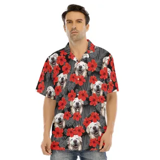 Golden Retriever Hawaiian Shirt For Men