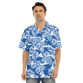 Tropical Kayak Aloha Shirt For Men