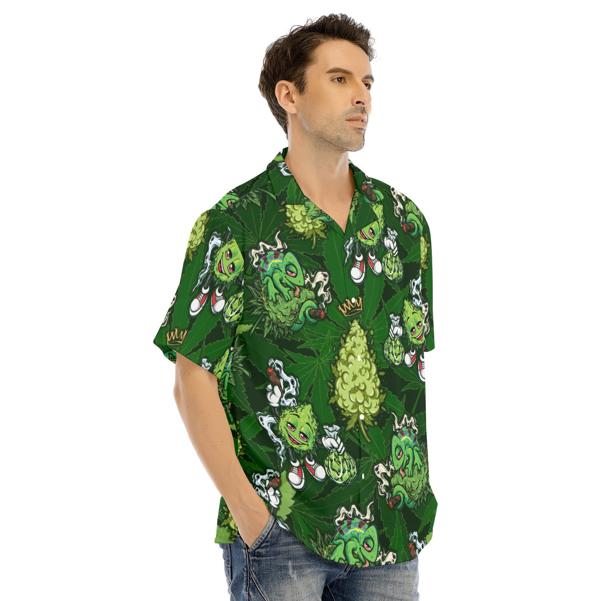 Weed Hawaiian Shirt For Men