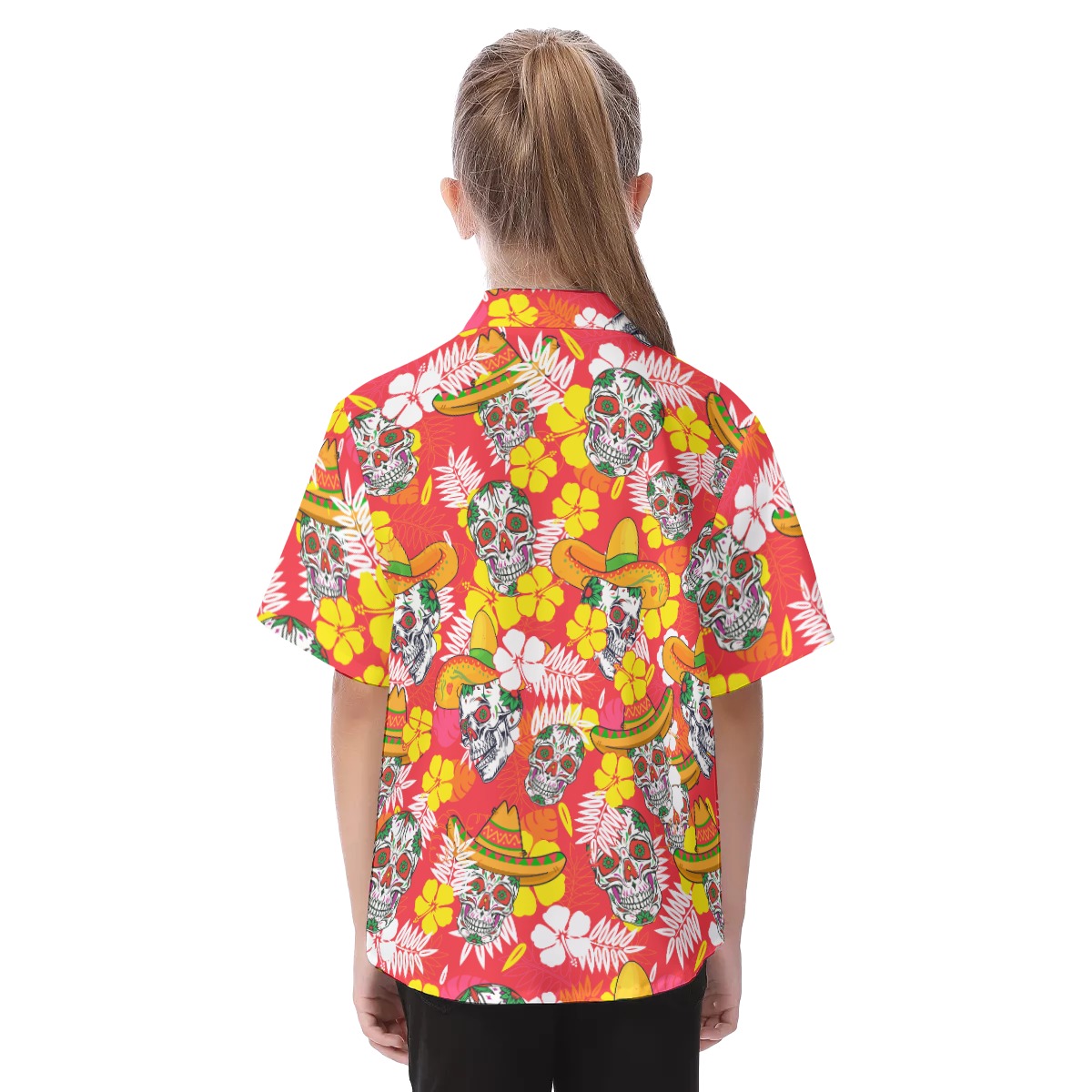 Best Skull Hawaiian Vacation Shirt For Kids