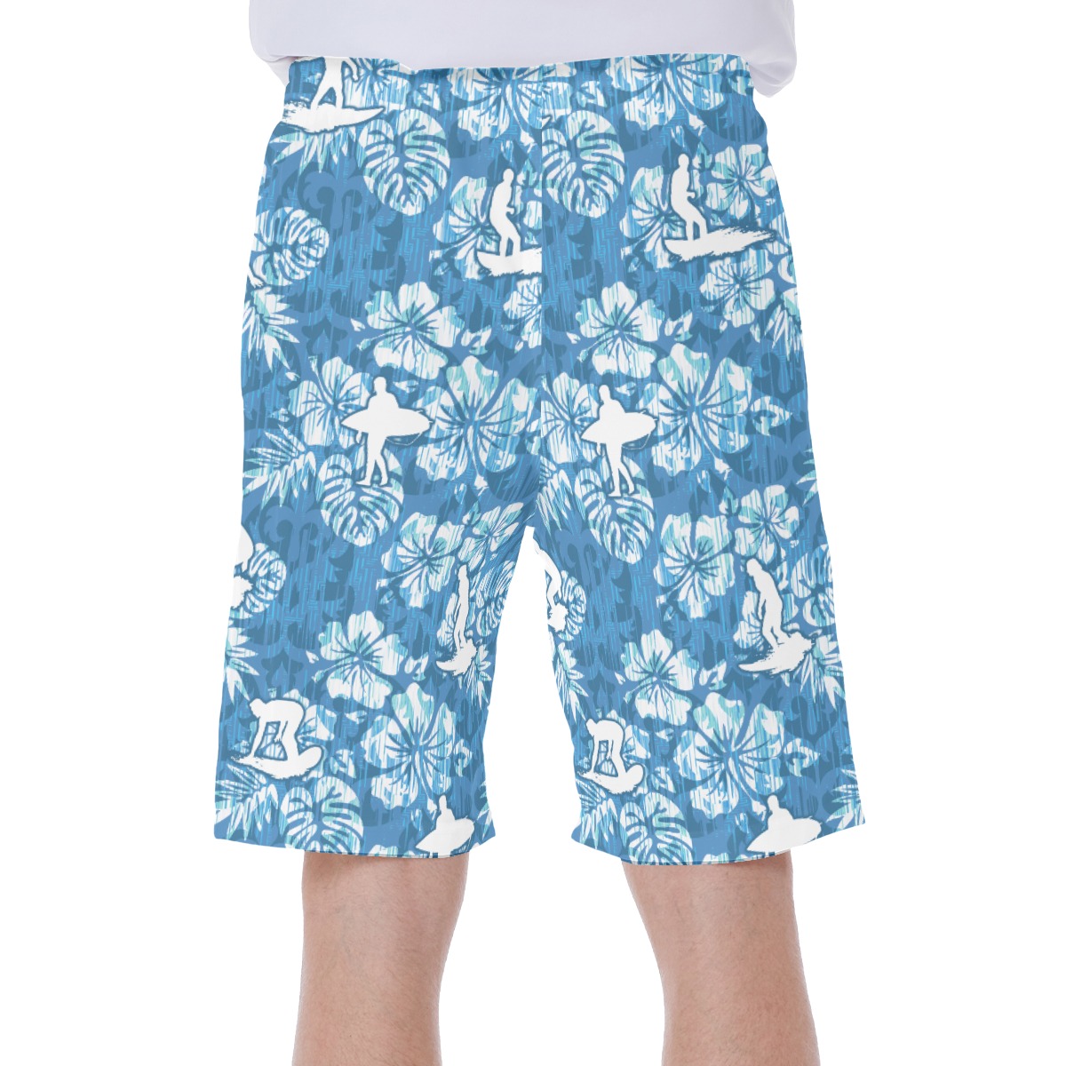 Surfing Aloha Shorts For Men