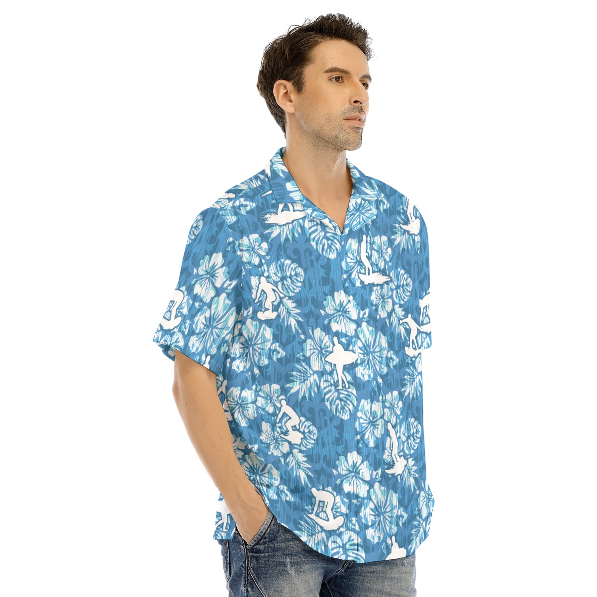 Surfing Hawaiian Shirt For Men