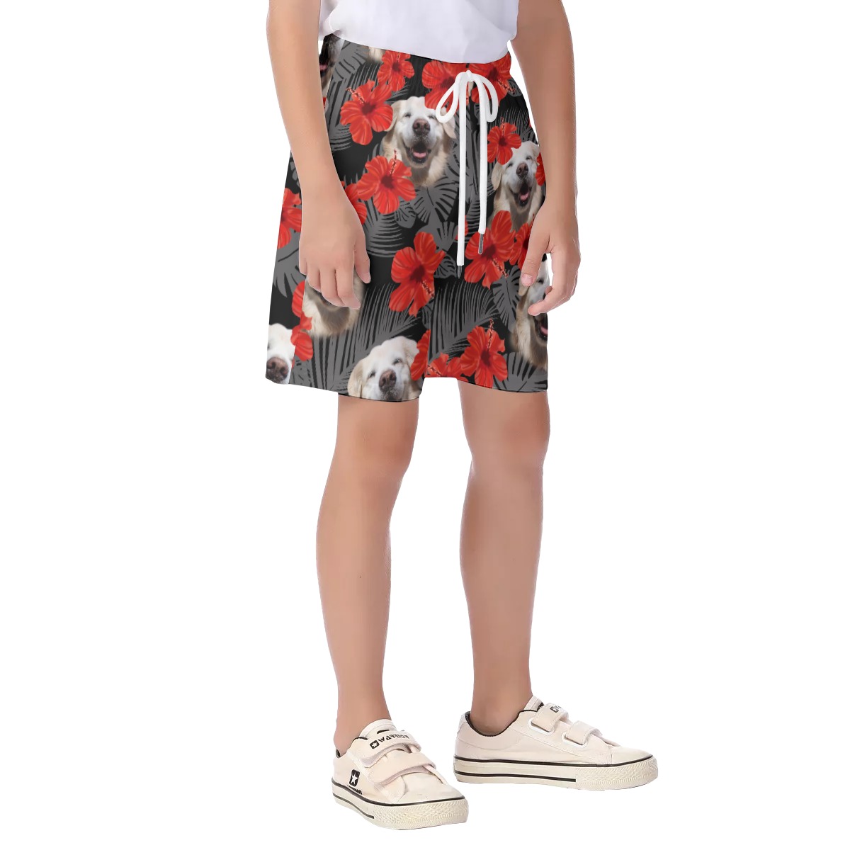 Golden Retriever Dog Kid's Shorts