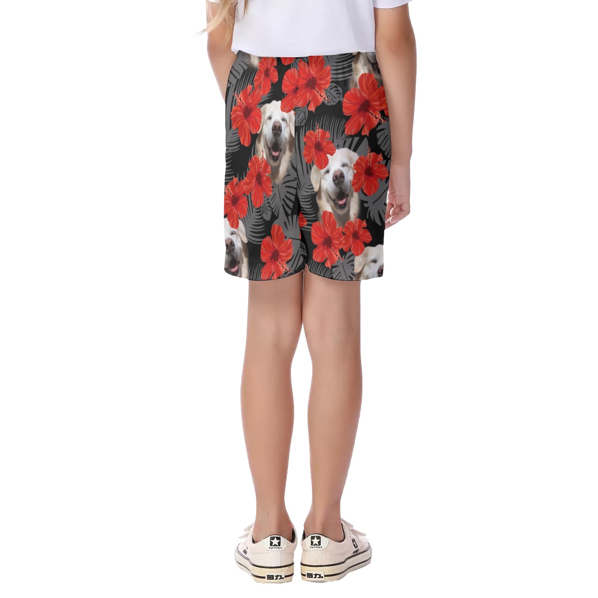 Golden Retriever Dog Kid's Shorts