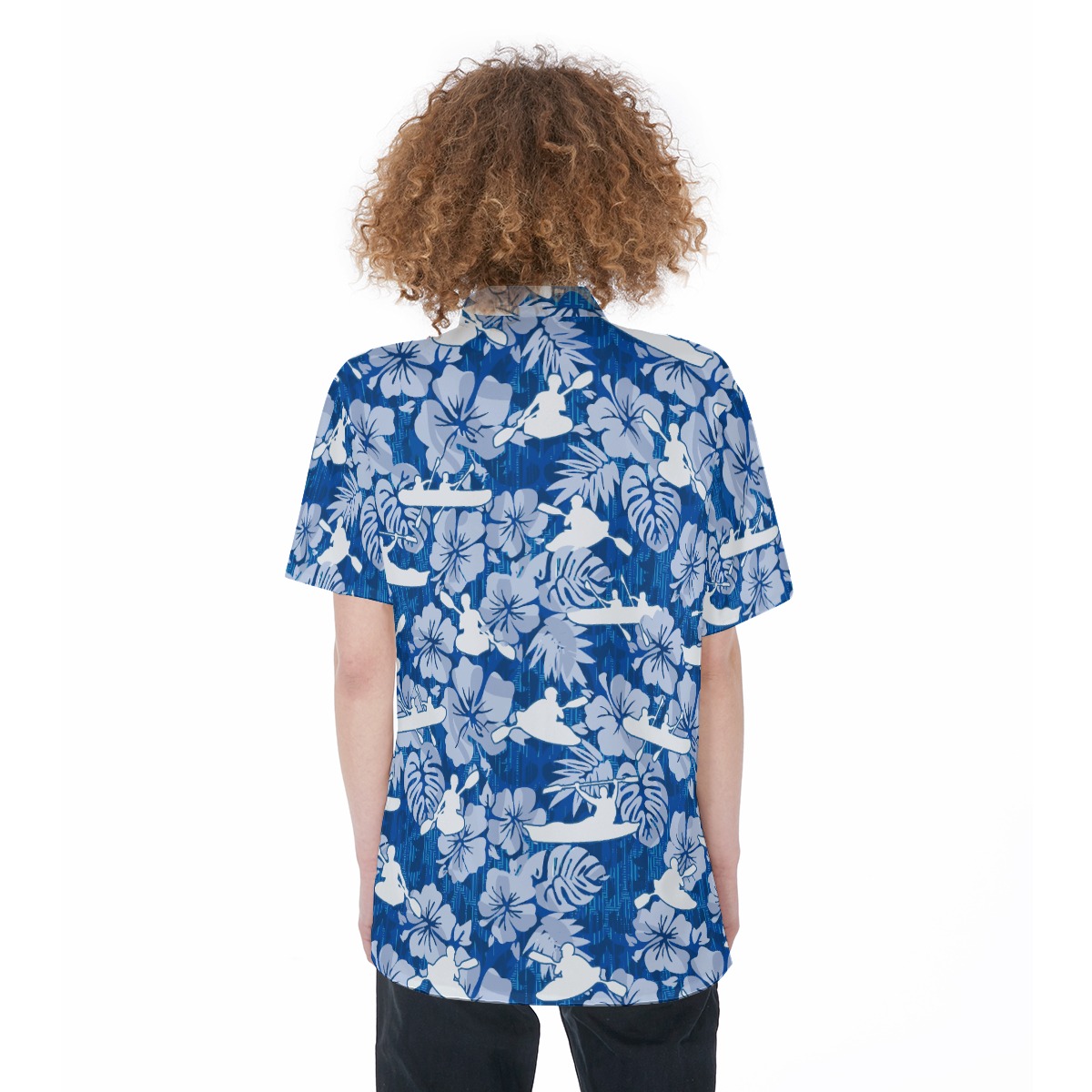 Tropical Kayak Hawaiian Shirt For Women