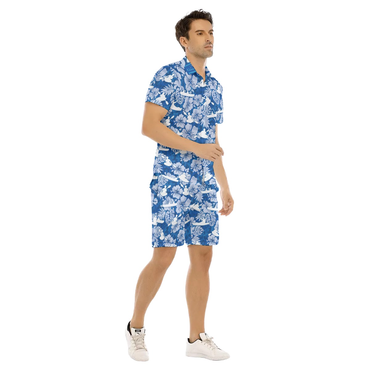 Cool Kayak Hawaiian Shirt Set