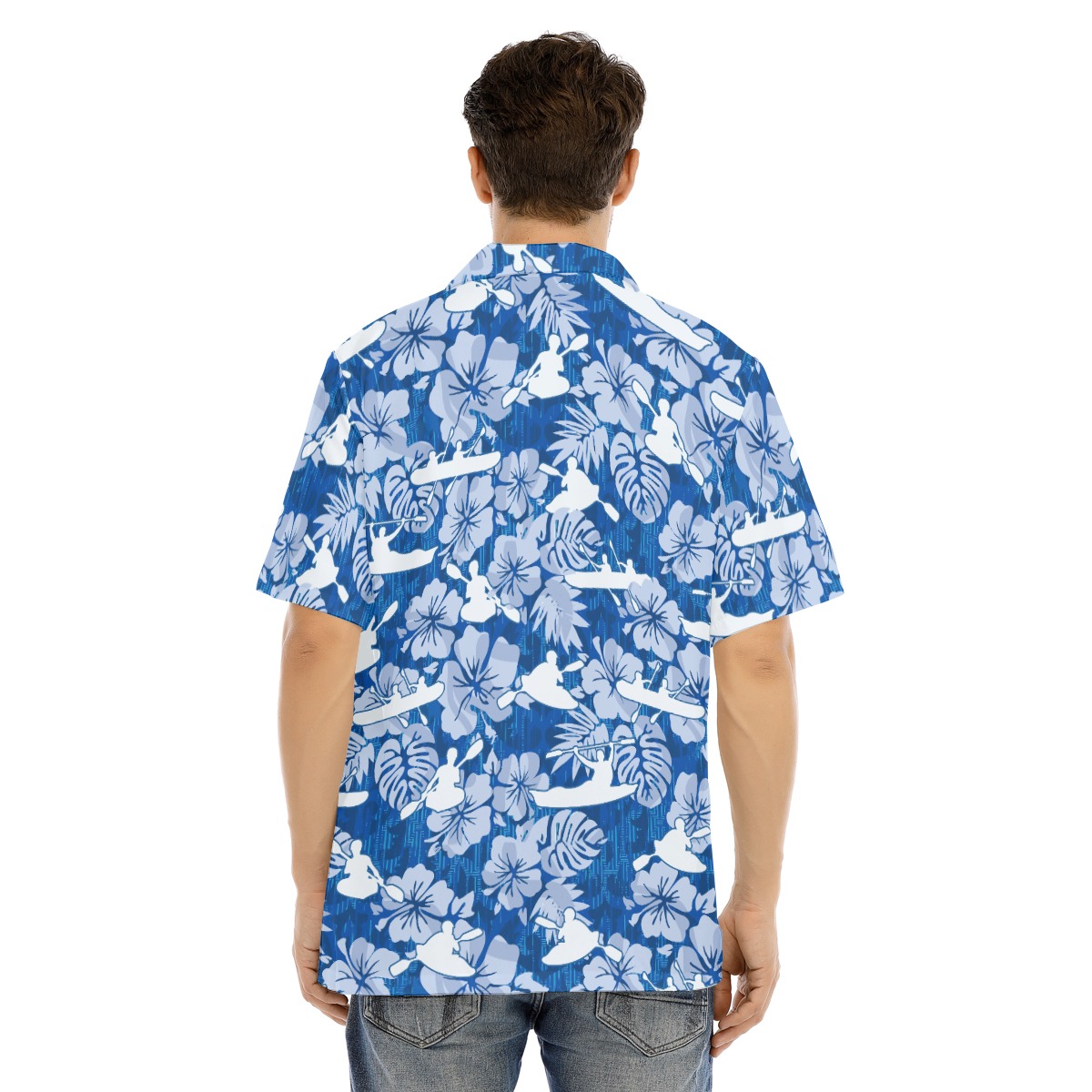 Tropical Kayak Aloha Shirt For Men