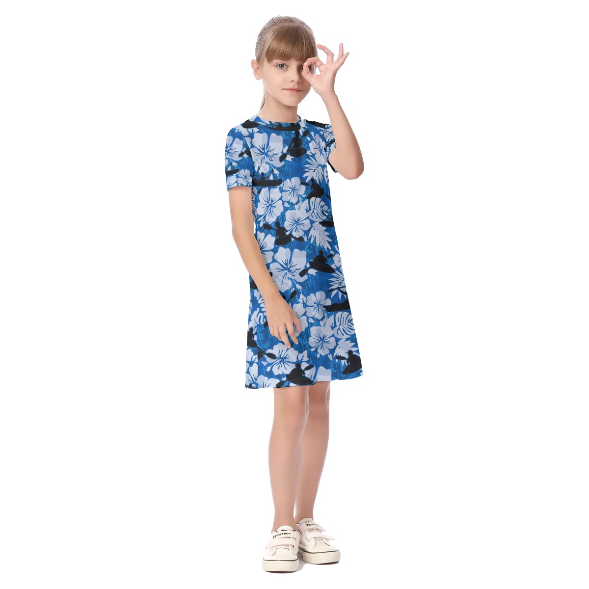 Kayak Tropical Aloha Dress For Kids