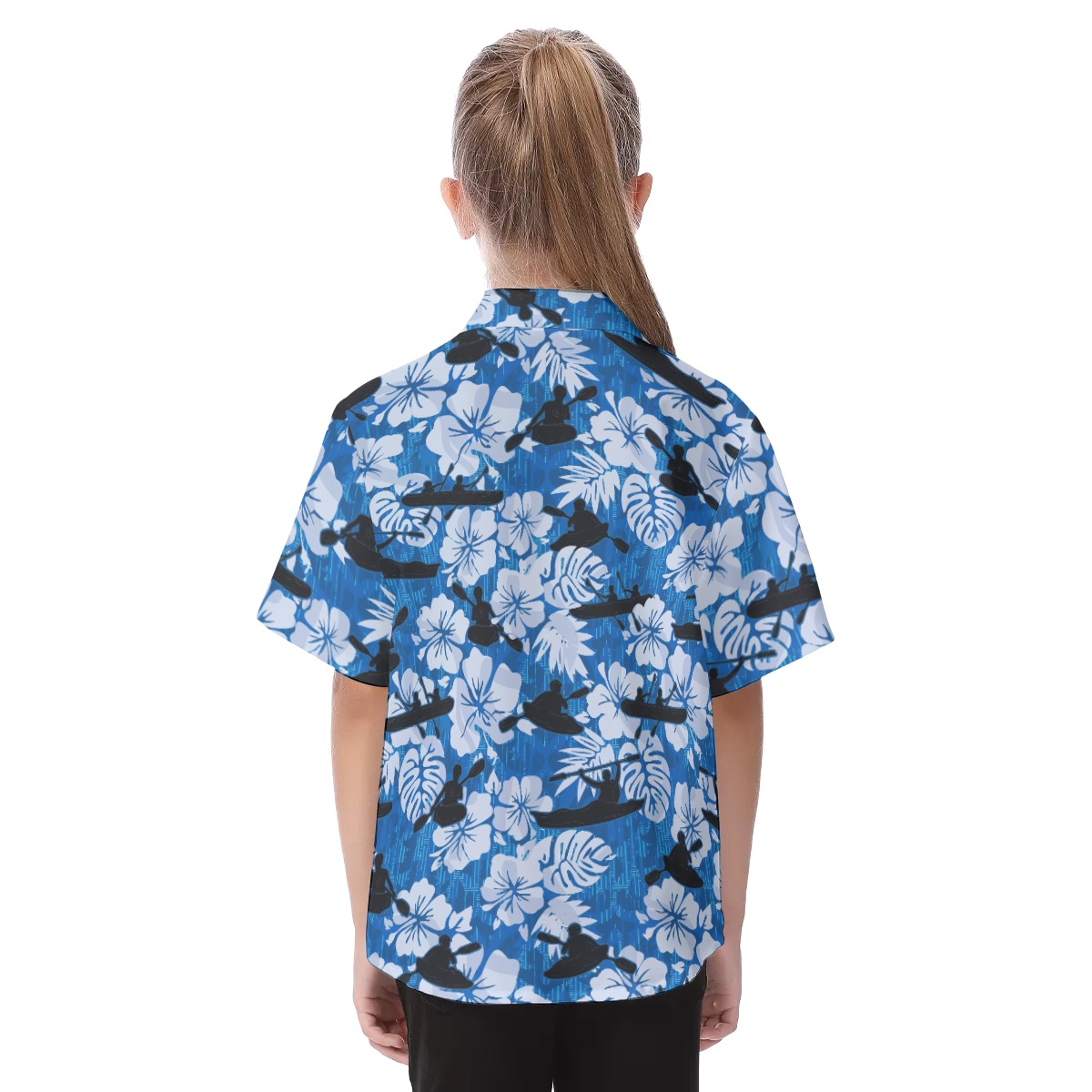 Kayak Tropical Hawaiian Shirt For Kids