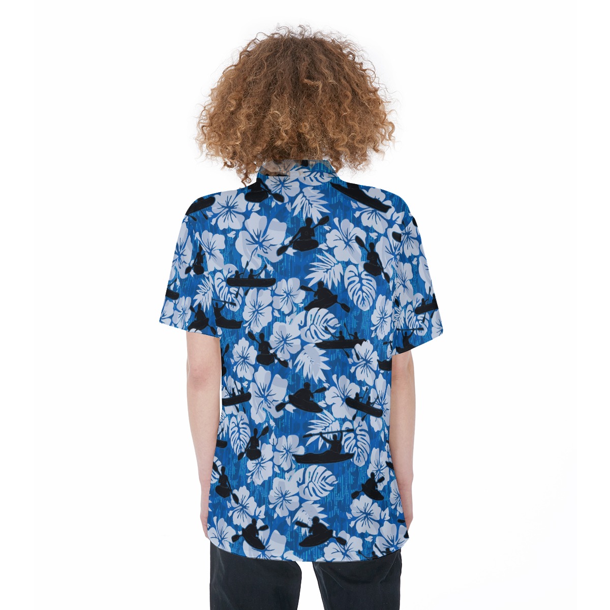 Tropical Kayak Hawaiian Shirt For Women