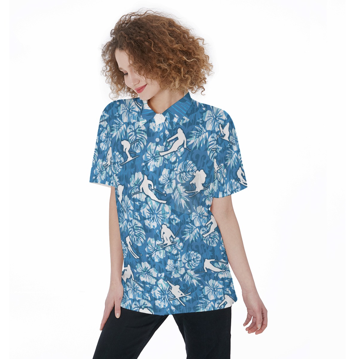 Skiing Beach Shirt For Women - variant image 1