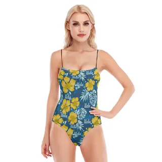 Ucla Women's Black Cami Tube Top Bodysuit