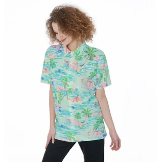Flamingo Women's Hawaiian Shirt