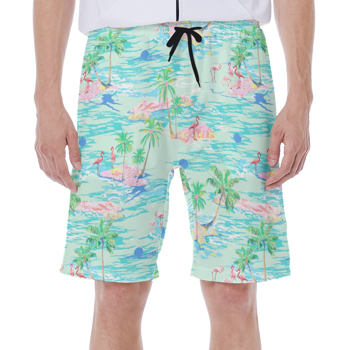 Flamingo Men's Beach Shorts
