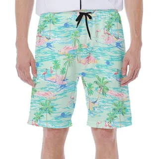 Flamingo Men's Beach Shorts