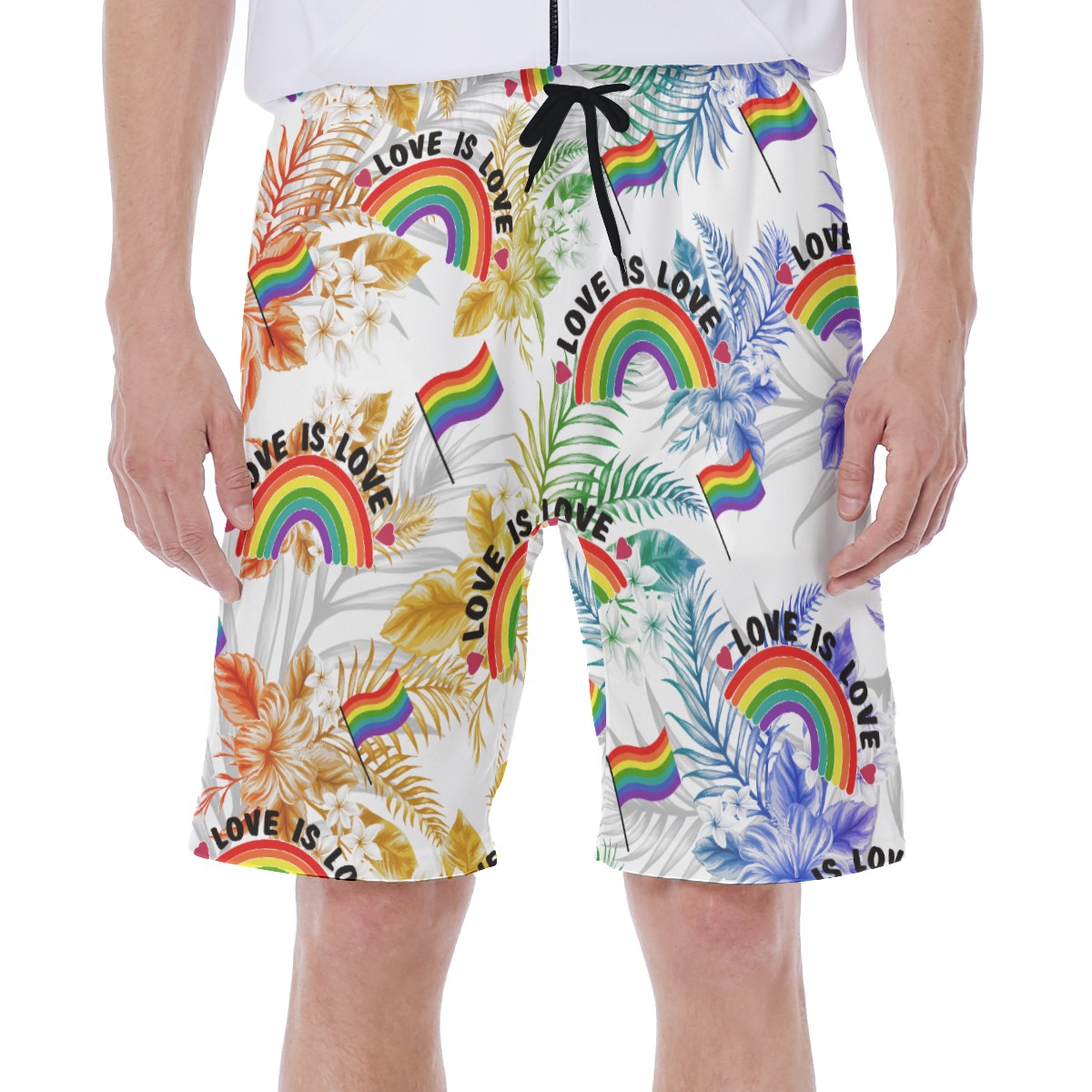 Pride Men's Beach Shorts