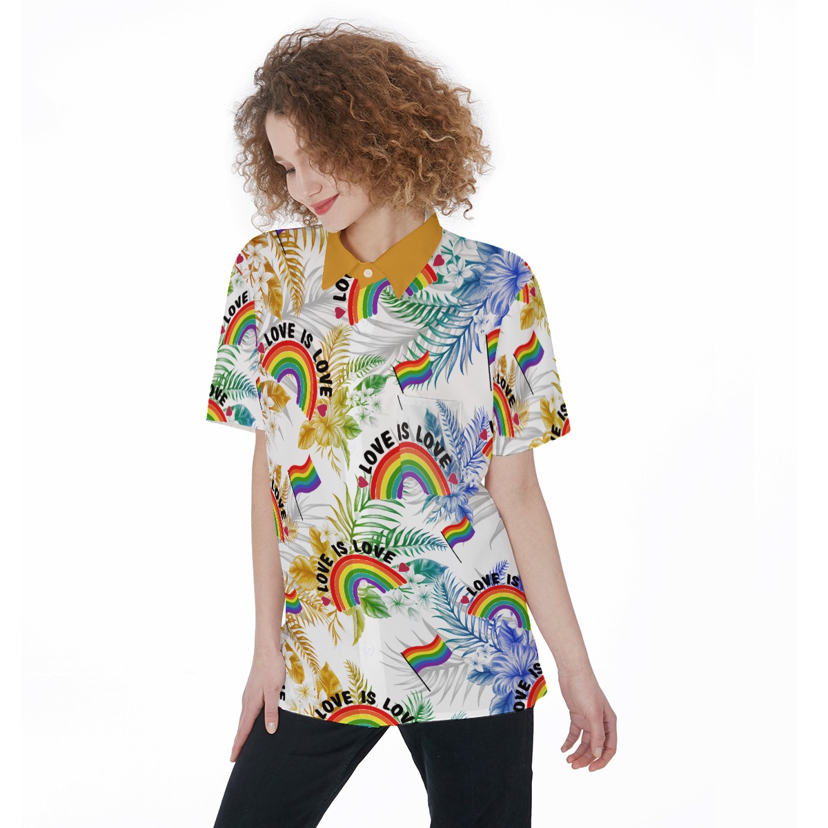 Pride Women's Hawaiian Shirt - variant image 1