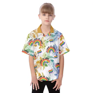 Pride Kid's Hawaiian Vacation Shirt