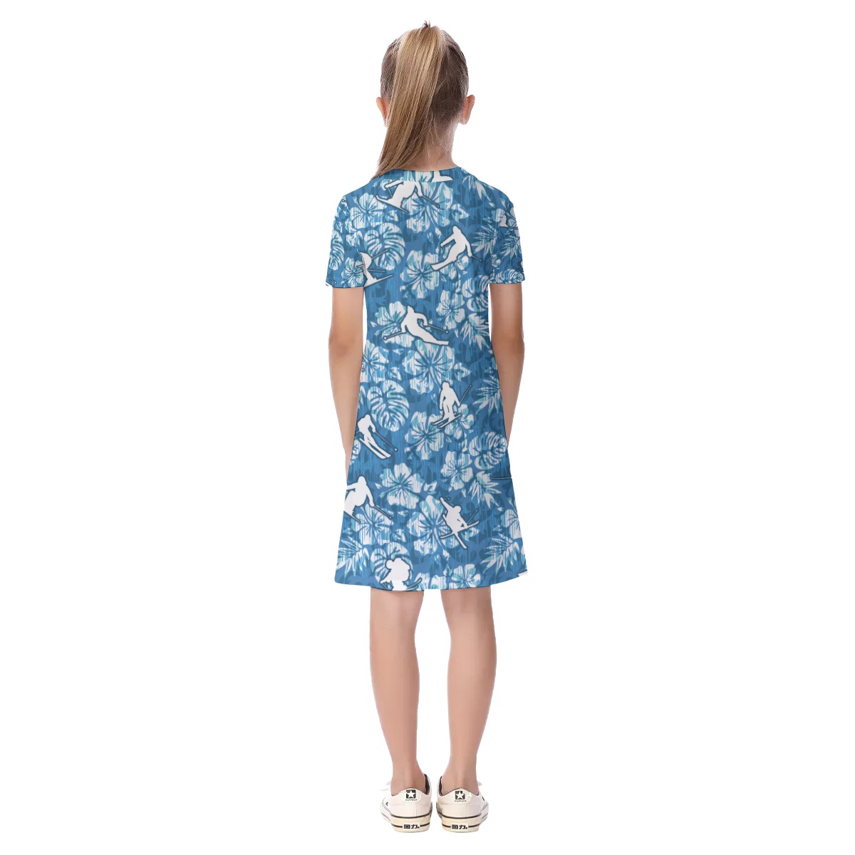 Skiing Matching Hawaiian Outfit For Kids