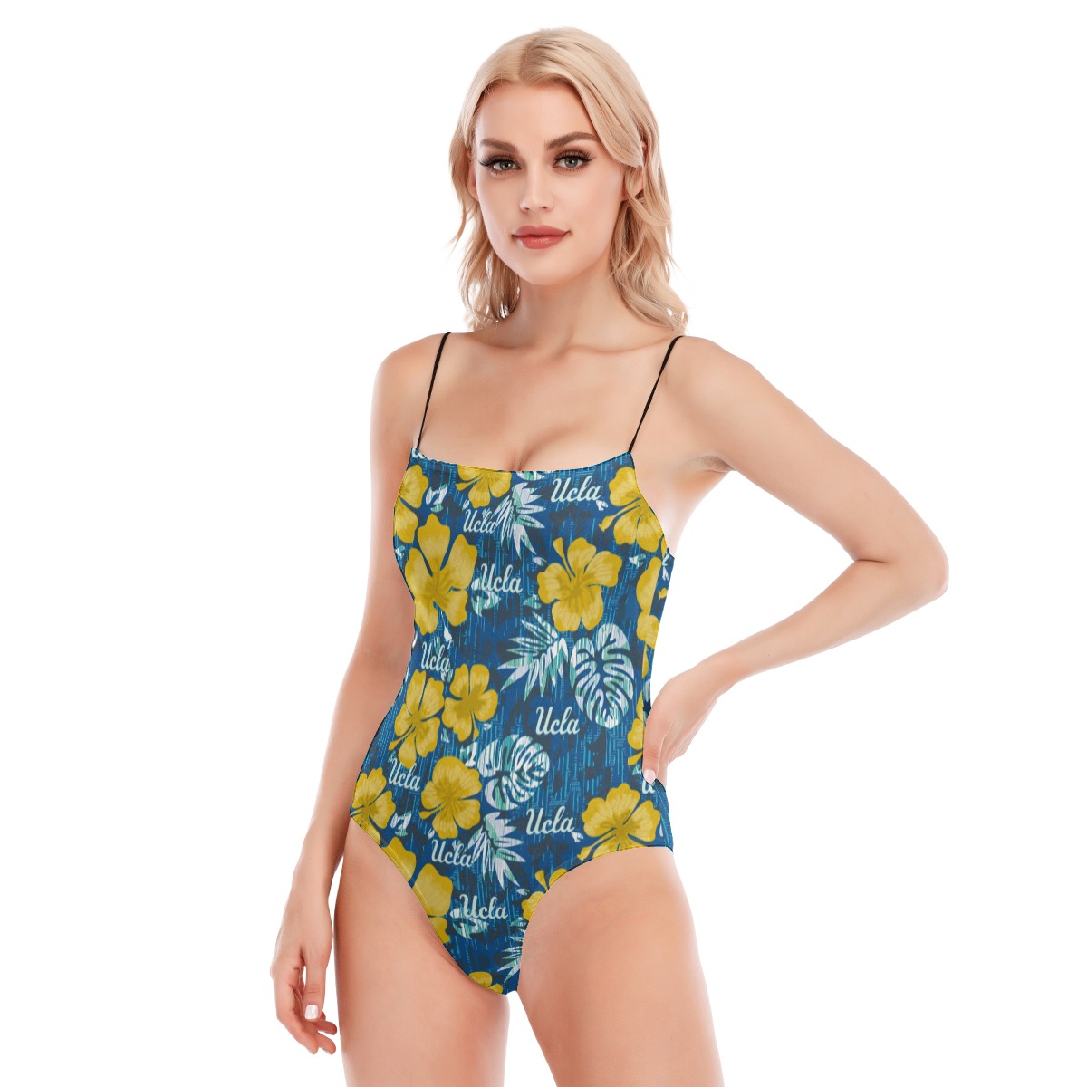 Ucla Women's Black Cami Tube Top Bodysuit
