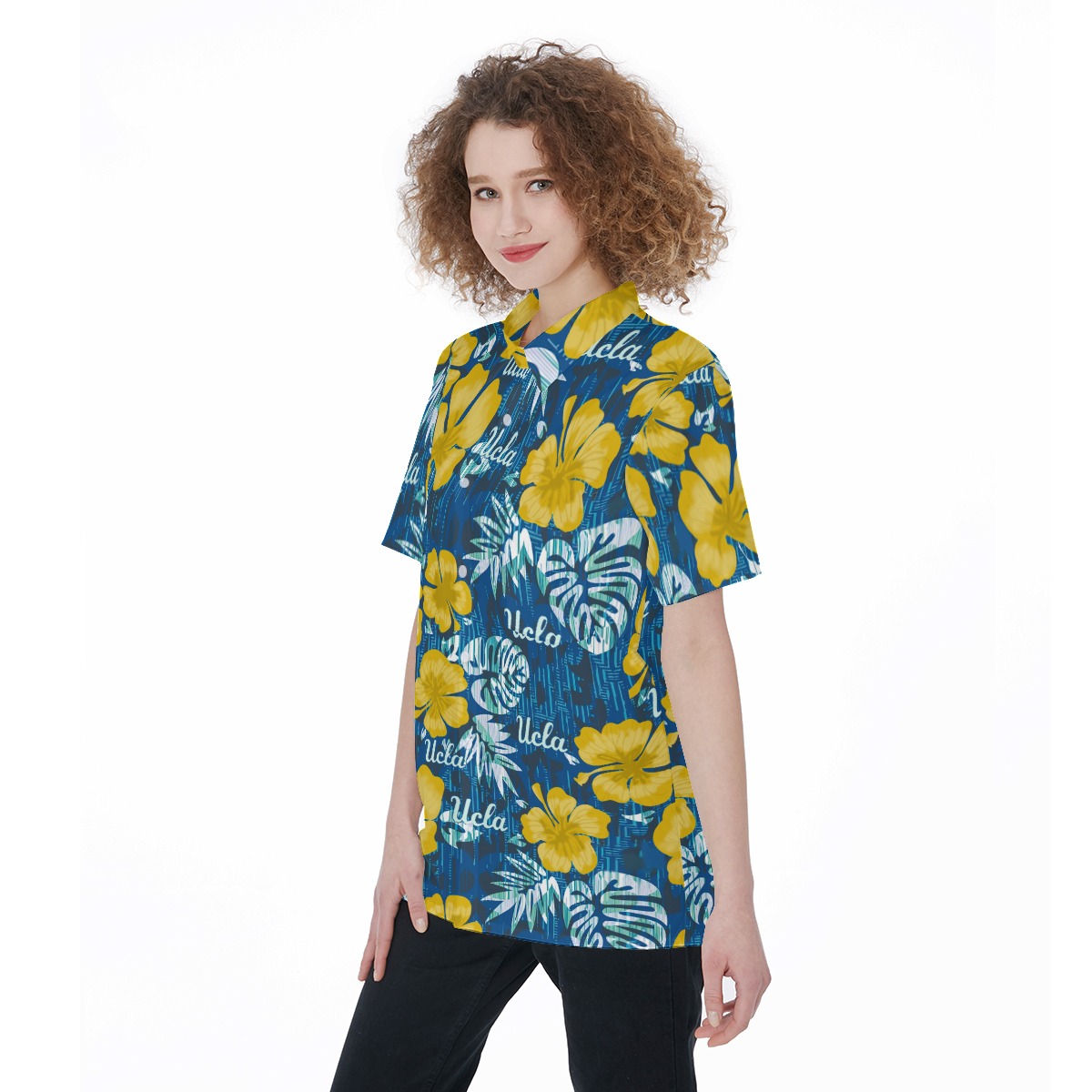 Ucla Women's Hawaiian Shirt