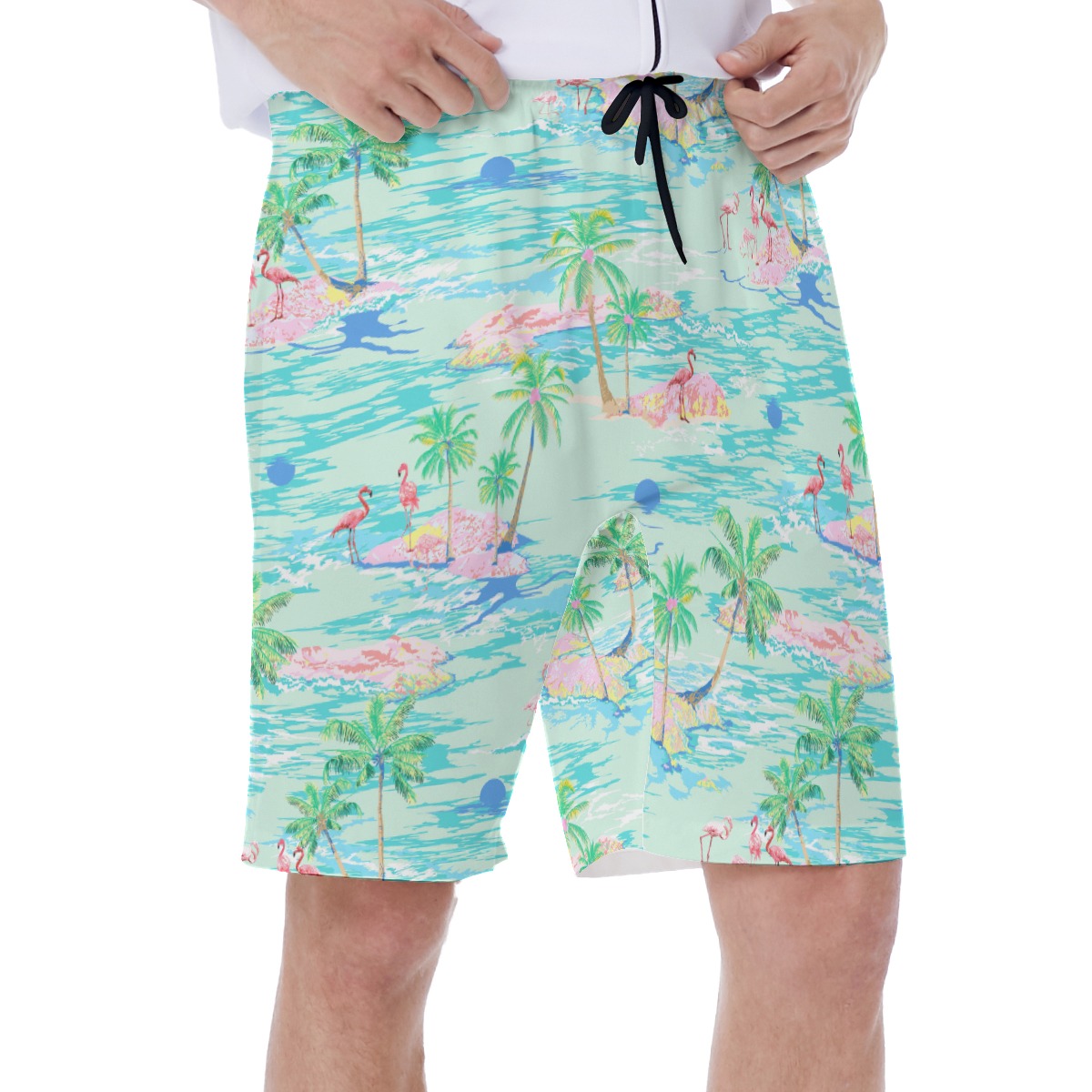 Flamingo Men's Beach Shorts