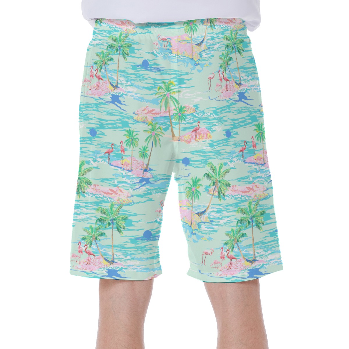 Flamingo Men's Beach Shorts