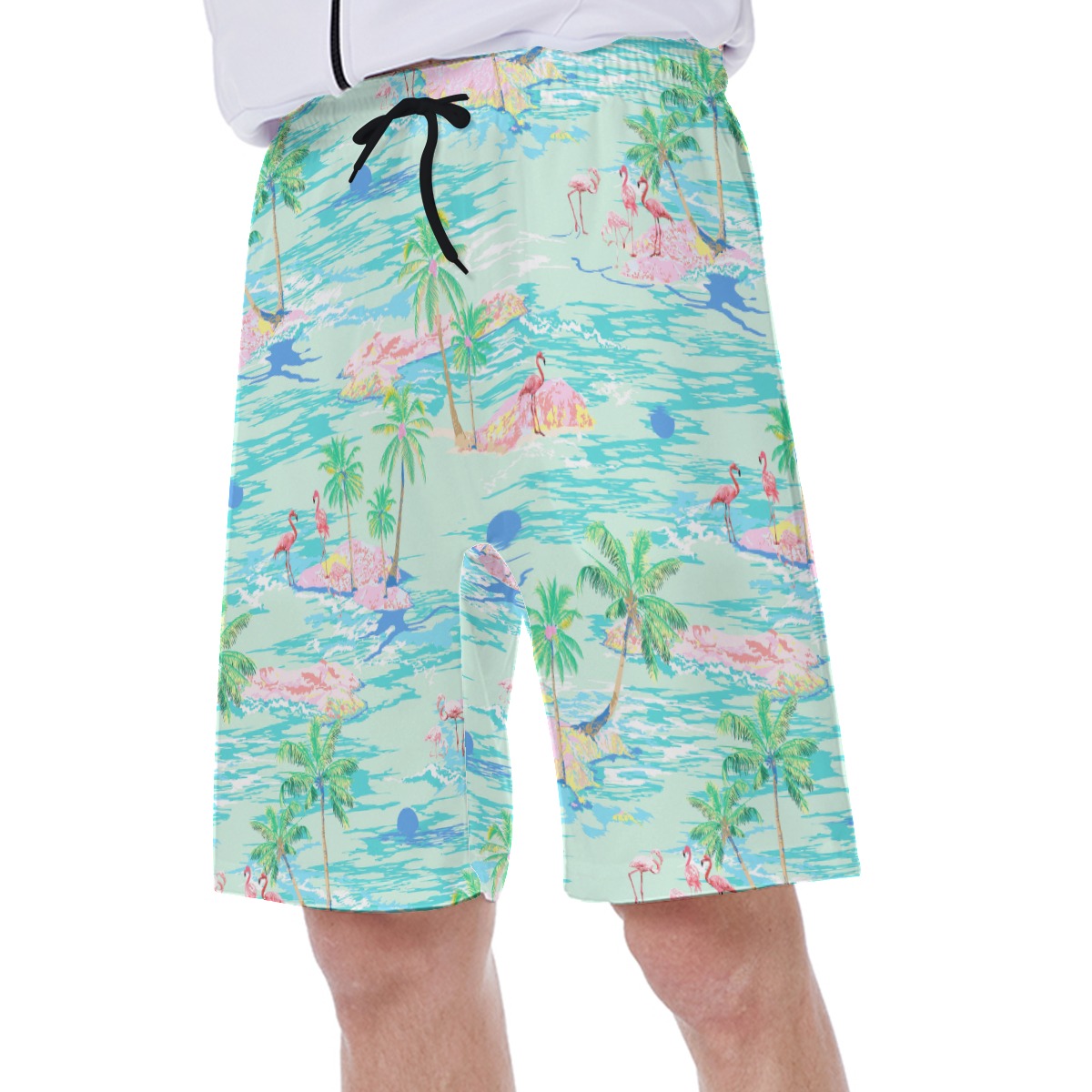 Flamingo Men's Beach Shorts