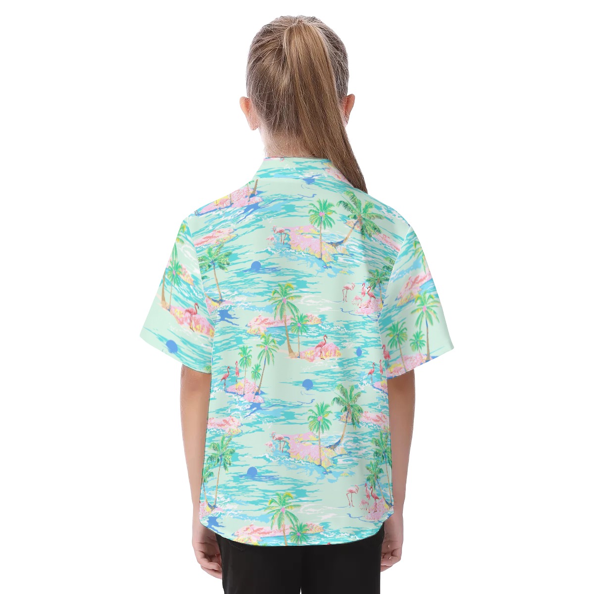 Flamingo Kid's Hawaiian Vacation Shirt