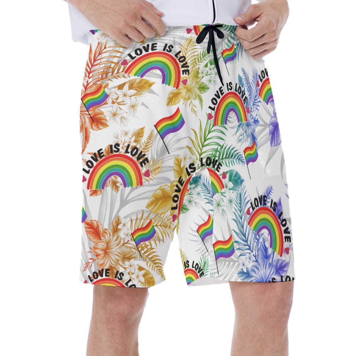 Pride Men's Beach Shorts