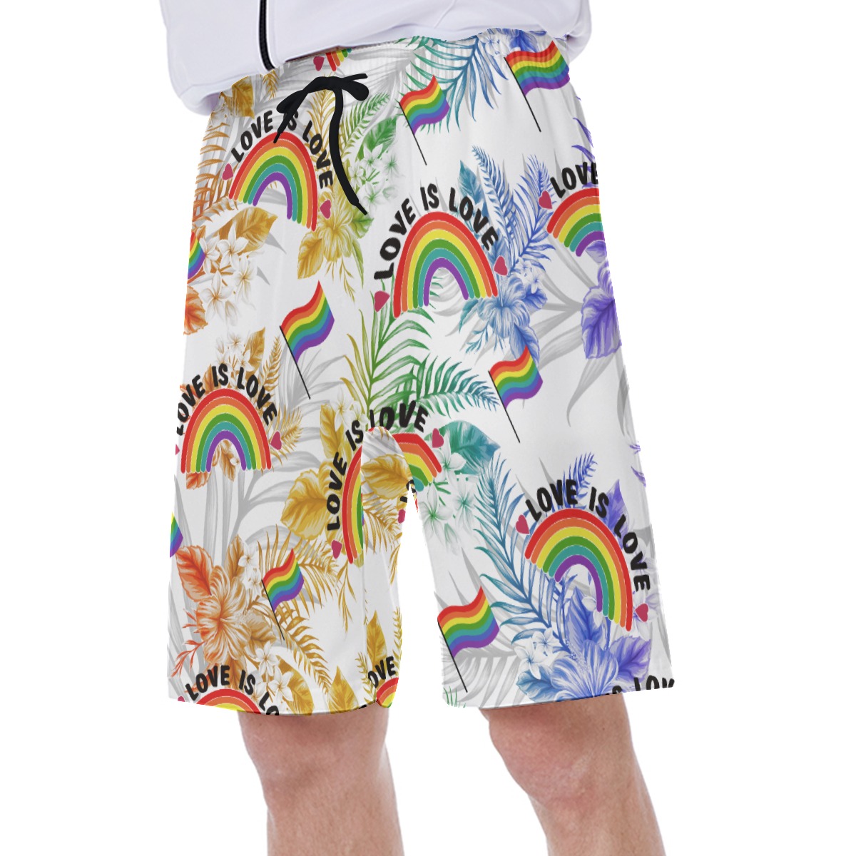 Pride Men's Beach Shorts