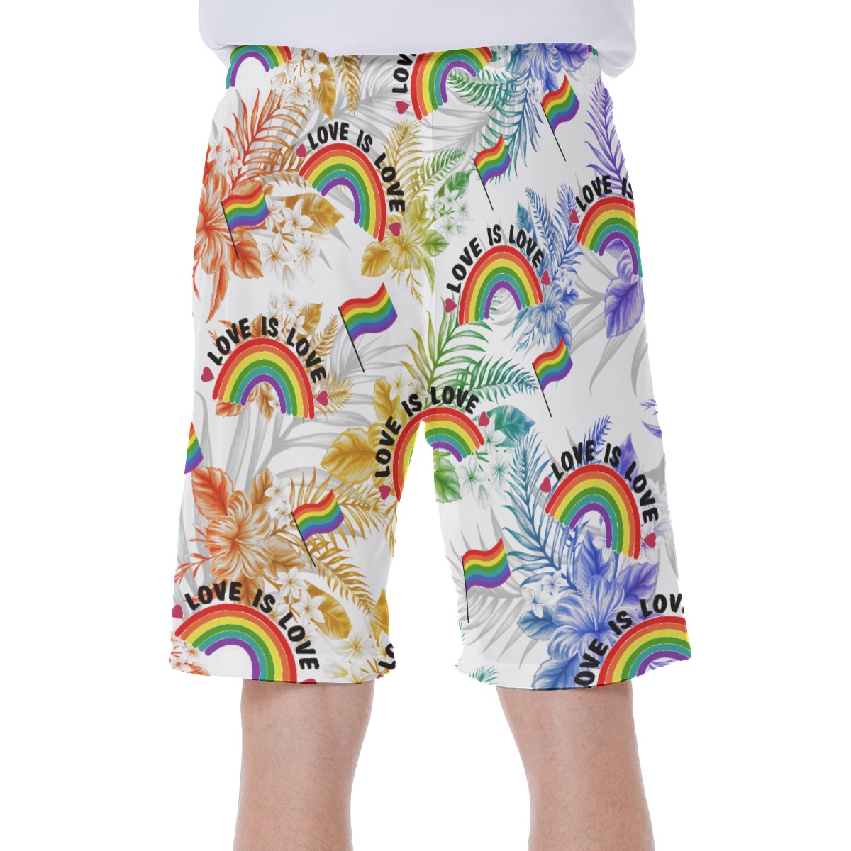 Pride Men's Beach Shorts
