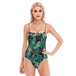 Black Cat Women's Black Cami Tube Top Bodysuit