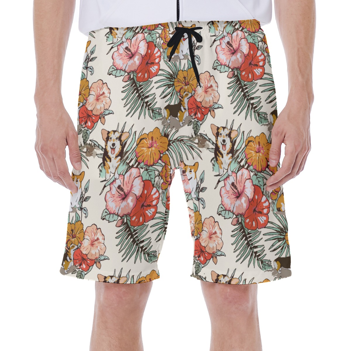Corgi Men's Beach Shorts - variant image 1
